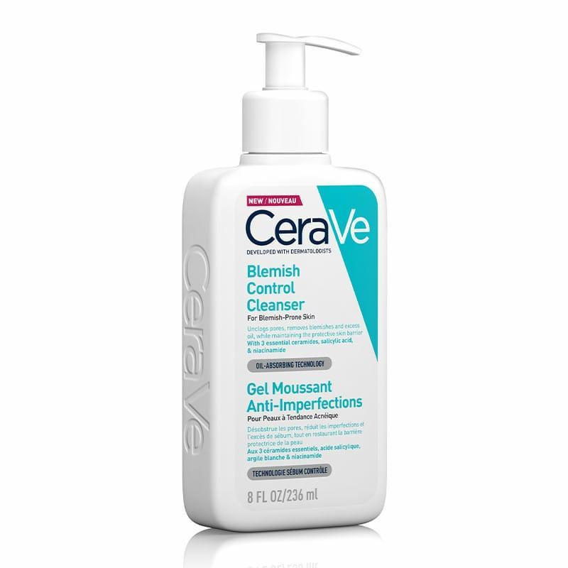CeraVe Blemish Control Face Cleanser with 2% Salicylic Acid & Niacinamide for Blemish-Prone Skin (236ml)