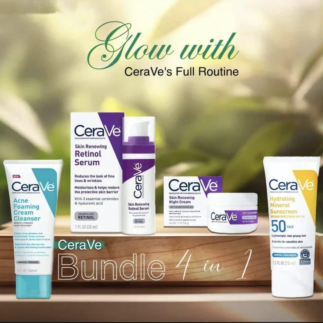 CeraVe 4 in 1 skin care kit