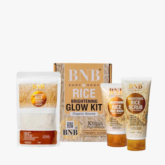 BNB Rice Brightening Glow Kit – Glowing & Even Skin Tone