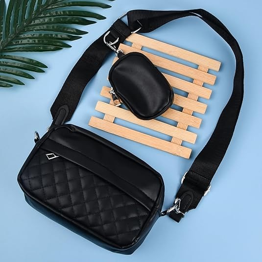Stylish Black Crossbody Bag for Women – Trendy & Affordable in Pakistan